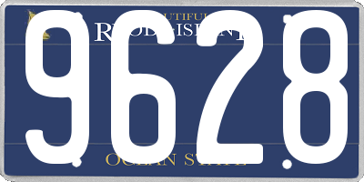 RI license plate 9628