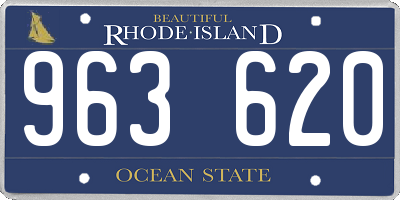 RI license plate 963620