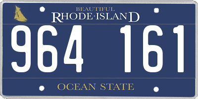 RI license plate 964161