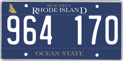 RI license plate 964170