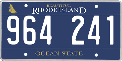 RI license plate 964241