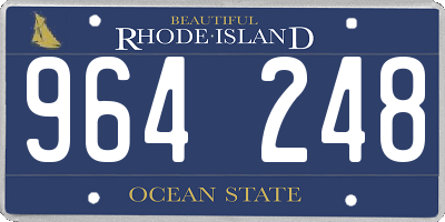 RI license plate 964248