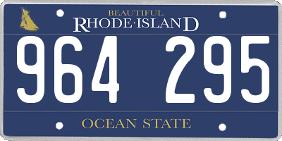 RI license plate 964295