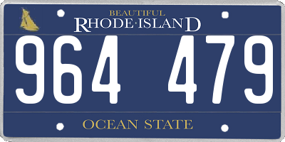 RI license plate 964479