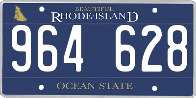 RI license plate 964628