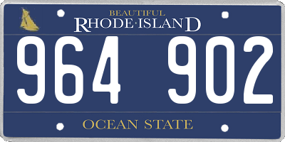 RI license plate 964902