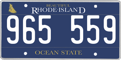 RI license plate 965559