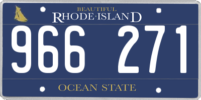 RI license plate 966271