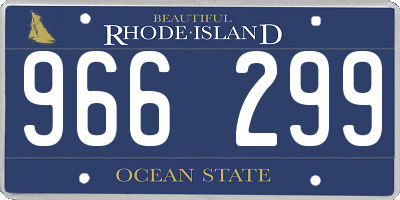 RI license plate 966299