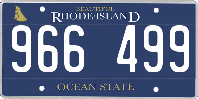 RI license plate 966499