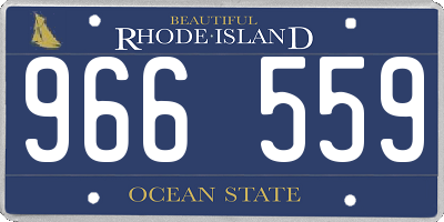 RI license plate 966559