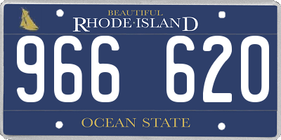 RI license plate 966620