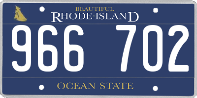 RI license plate 966702