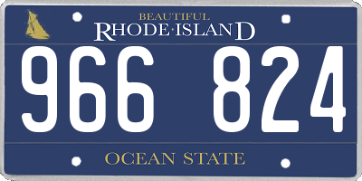 RI license plate 966824