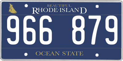 RI license plate 966879