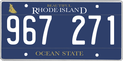 RI license plate 967271