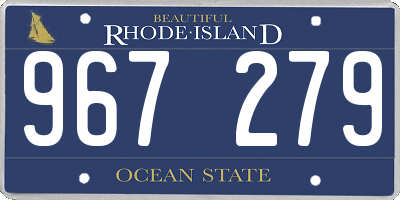 RI license plate 967279