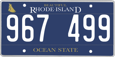 RI license plate 967499