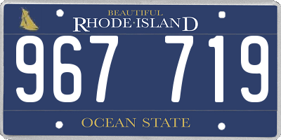 RI license plate 967719