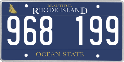 RI license plate 968199