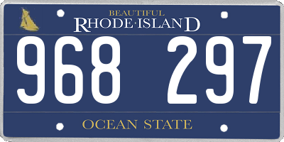 RI license plate 968297