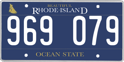 RI license plate 969079