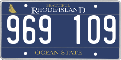 RI license plate 969109