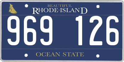 RI license plate 969126