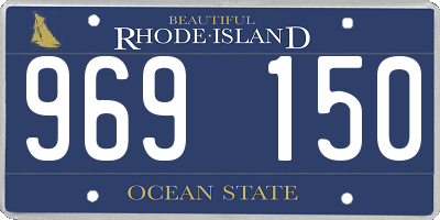 RI license plate 969150