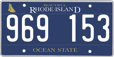 RI license plate 969153