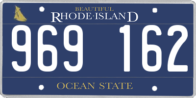 RI license plate 969162