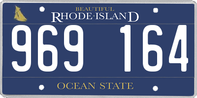 RI license plate 969164