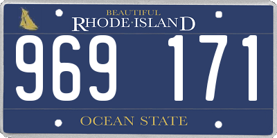RI license plate 969171