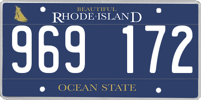 RI license plate 969172