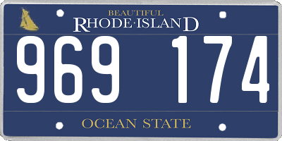RI license plate 969174