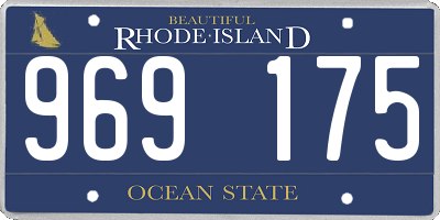RI license plate 969175