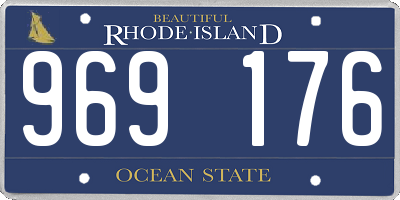 RI license plate 969176