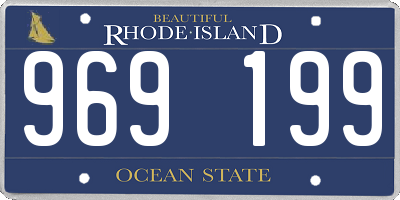 RI license plate 969199