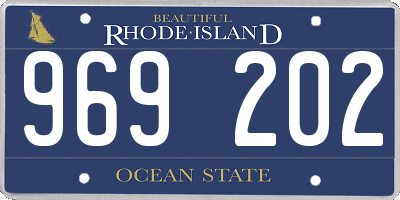 RI license plate 969202