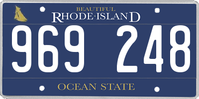 RI license plate 969248