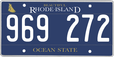 RI license plate 969272