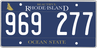 RI license plate 969277