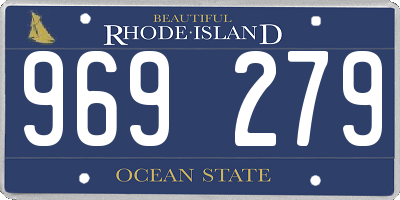 RI license plate 969279