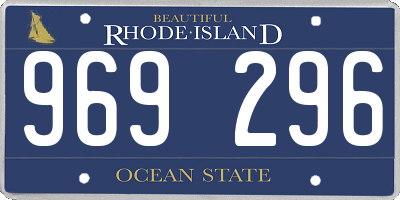 RI license plate 969296
