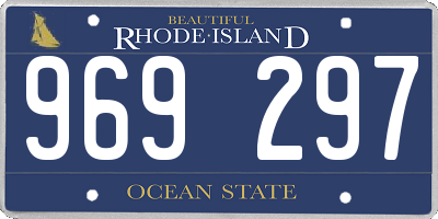 RI license plate 969297