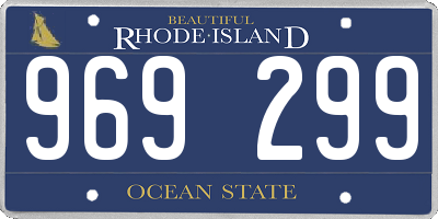 RI license plate 969299