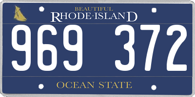 RI license plate 969372