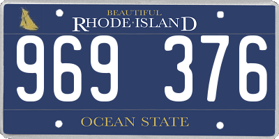 RI license plate 969376