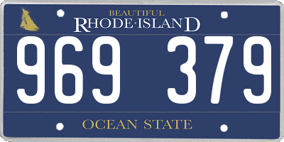 RI license plate 969379