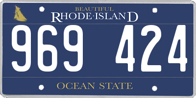 RI license plate 969424